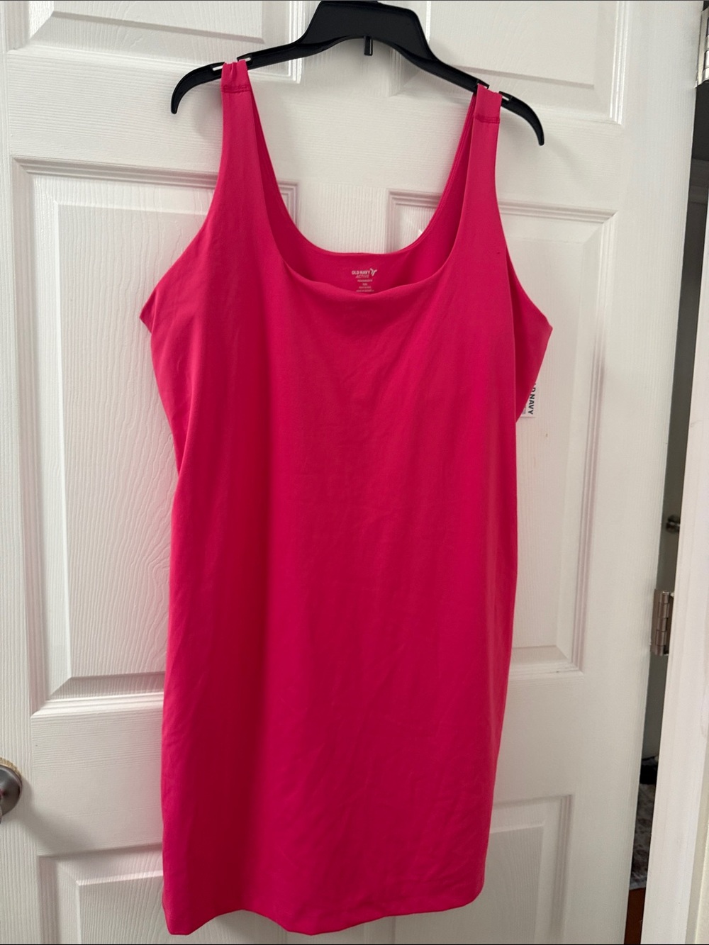 Old Navy  active powersoft Hot Pink Sleeveless Tank Dress